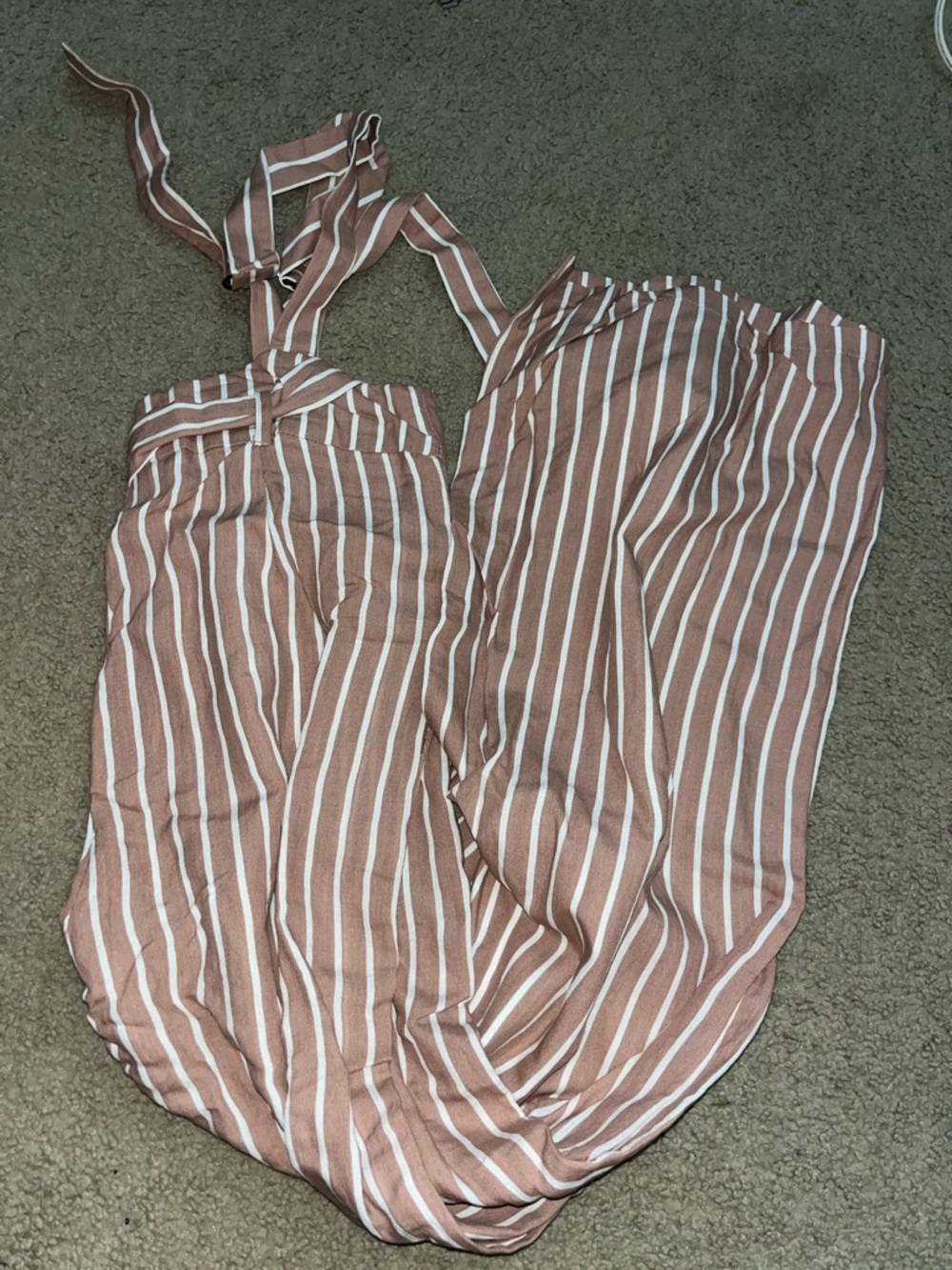 Forever 21 Striped Pants Suspenders